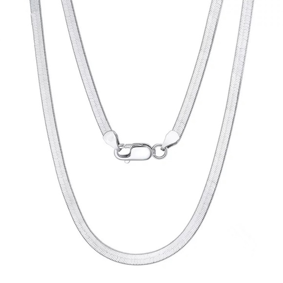 NEW 20” 925 STERLING SILVER SNAKE CHAIN NECKLACE, NICE NECKLACE, CUTE NECKLACE - Picture 6 of 6